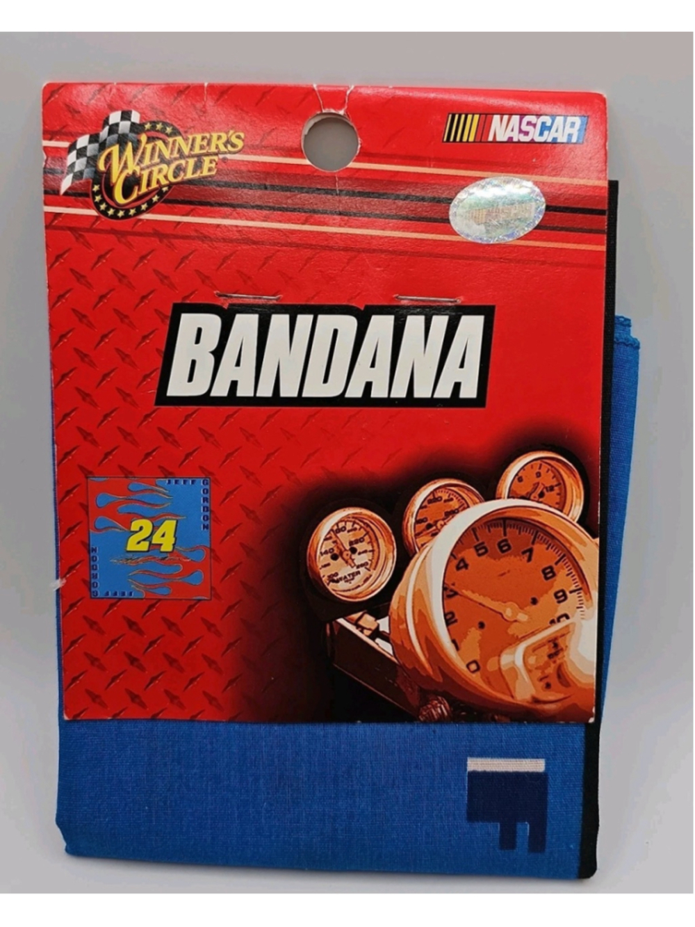 Vintage Nascar Jeff Gordon #24 Bandana Winner's Circle New In Package USA Made